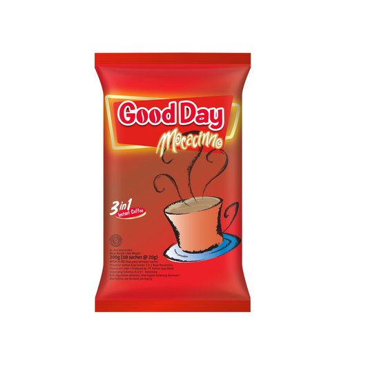 ID-CF-016 Good day 3 in1 Instant Coffee MOCACINNO / VANILLA Latte 20g x 10pc