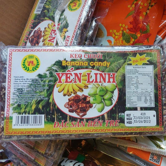 VN-CNCL-003 Kẹo chuối Yến Linh 400g