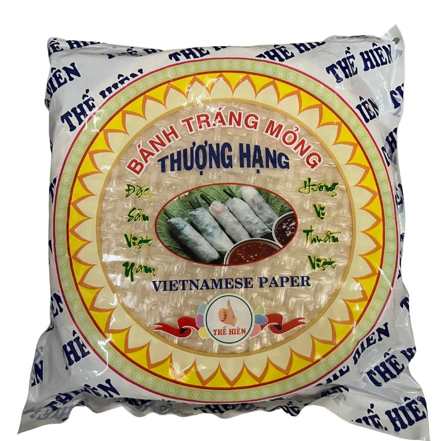 VN-CNBI-003 thế hiên bánh tráng thượng hạng (vàng, trung) 22cm 500g