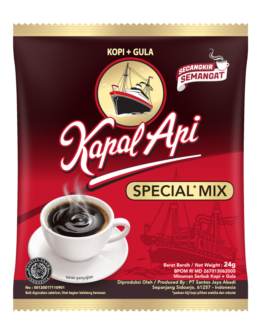 ID-CF-008 KAPAL API Special Mix Kopi 1 Pack 10x24gr