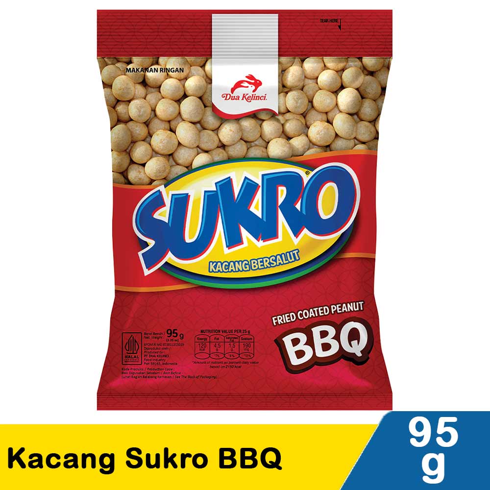 ID-SNF-010 Dua Kelinci Kacang Sukro Bbq 95G