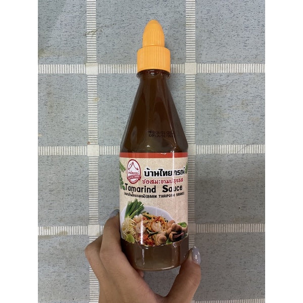 TH-CNS-046 น้ำจิ้มมะขาม ตราบ้านไทยพร tamarind sauce baan thaiporn brand 500g