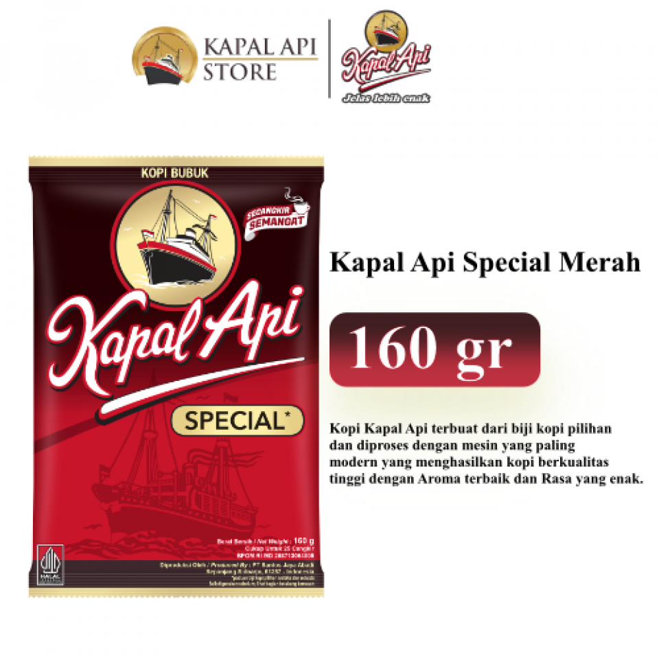 ID-CF-006 KAPAL API SPECIAL MERAH (160 GR)