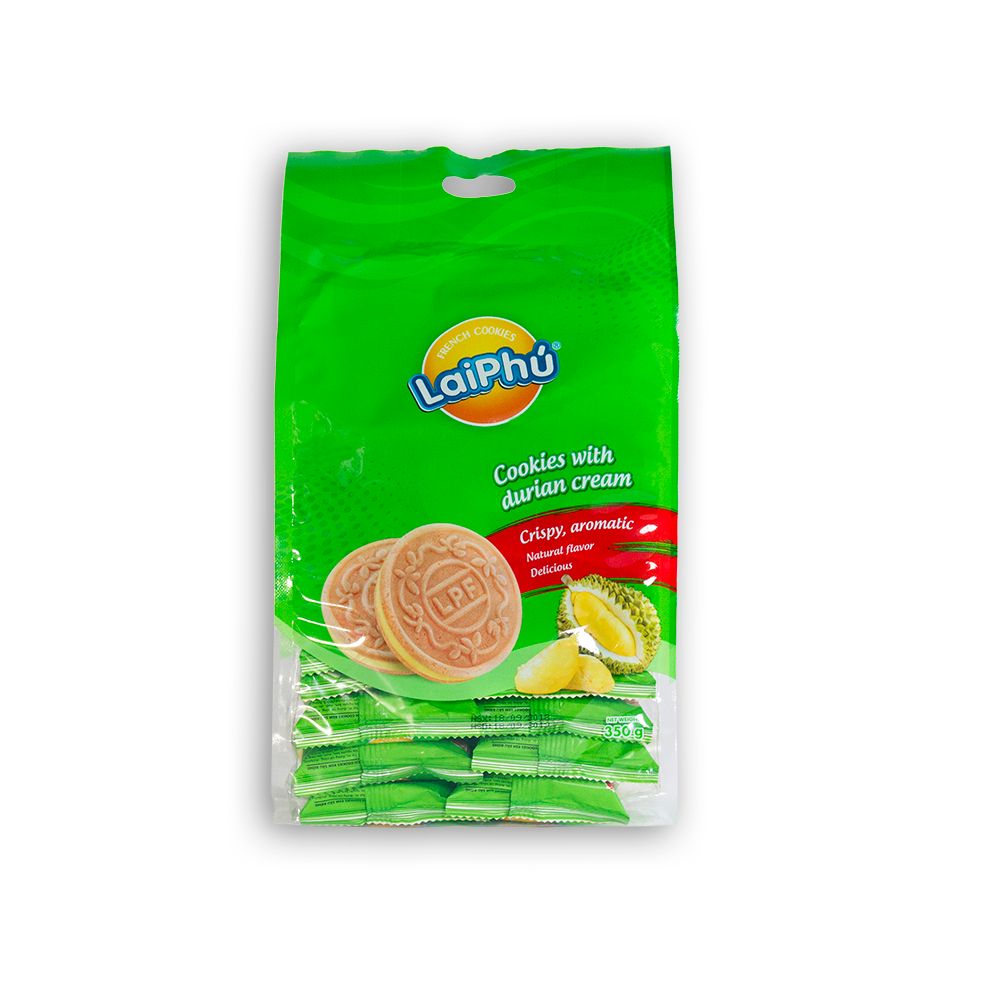 VN-CK-001 Bánh cookie Lai Phú kem Sầu Riêng 350g