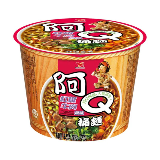 TW-PNN-阿Q桶麵 紅椒牛肉風味桶101g