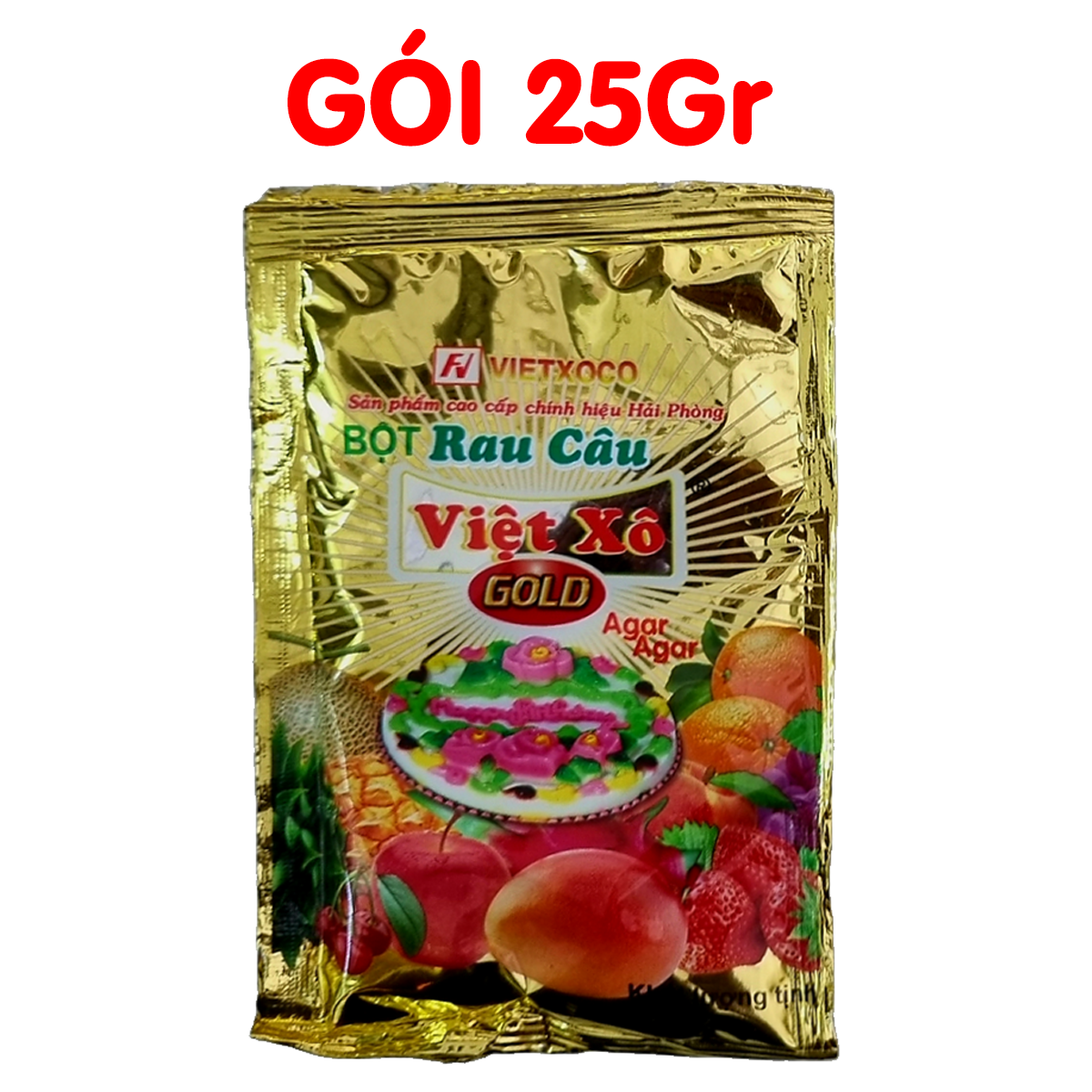 VN-CNBI-010 BỘT RAU CÂU GIÒN (AGAR) VIỆT XÔ GOLD 25G