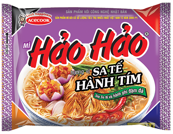 VN-PNN-002 Hảo Hảo - Mỳ Sa Tế Hành Tím 74g