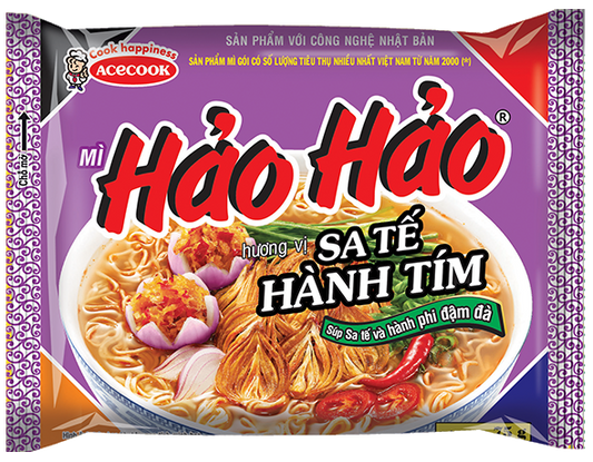 VN-PNN-002 Hảo Hảo - Mỳ Sa Tế Hành Tím 74g