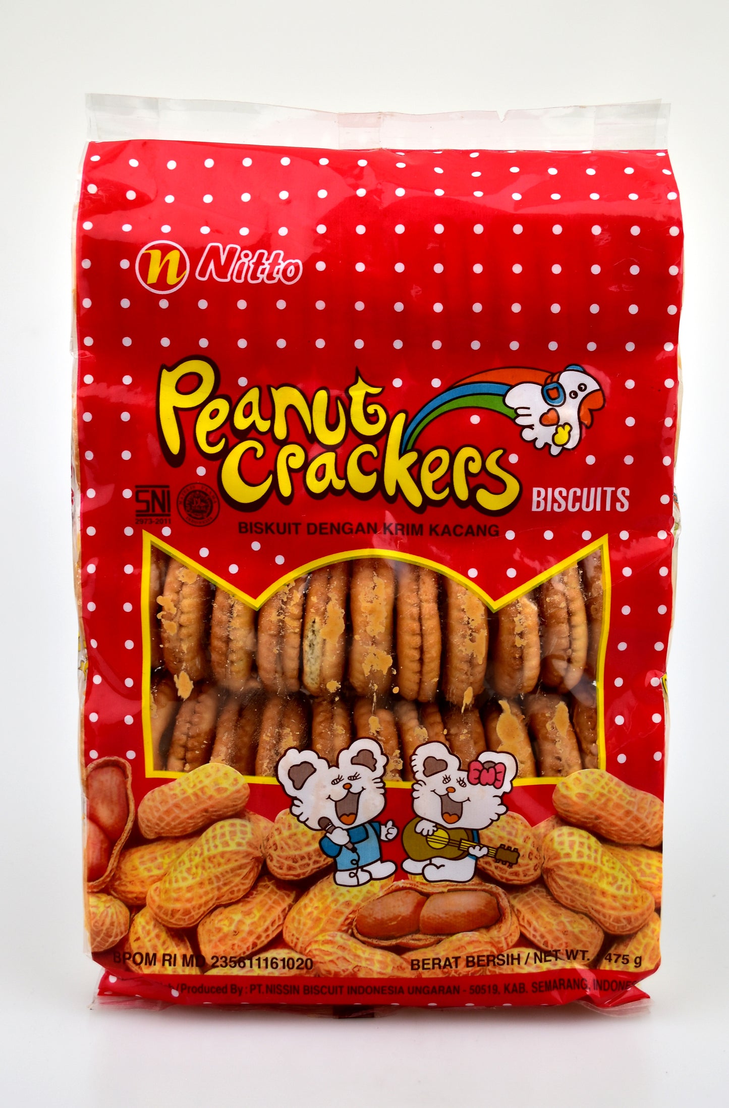 ID-CK-001 NITTO BISKUIT 450GR/PEANUT CRACKERS