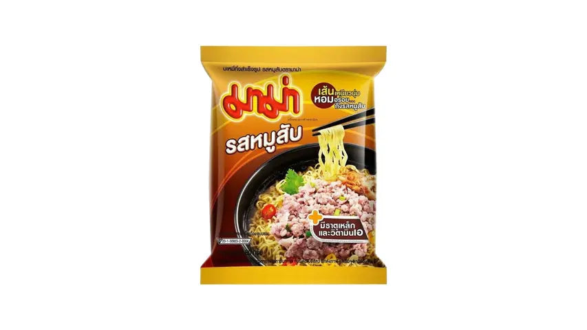 TH-PNN-006 มาม่า บะหมี่ Mama instant noodles, minced pork flavor, 60 grams