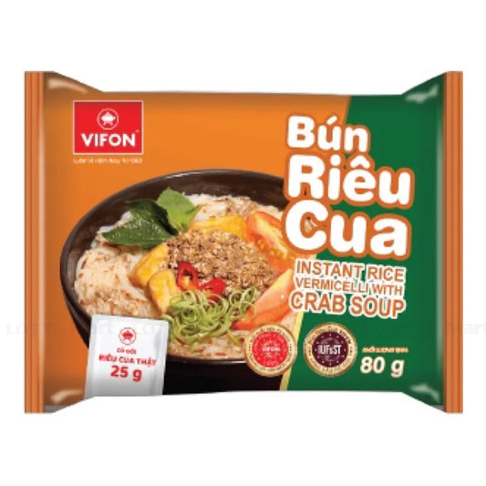 VN-PNN-044 Bún Riêu Cua Vifon Riêu Cua Thật  Gói 80G