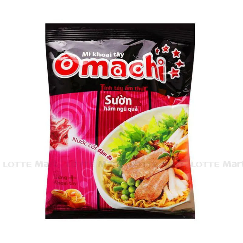 VN-PNN-051 Mì Omachi Sườn Hầm Ngũ Quả Gói 80G