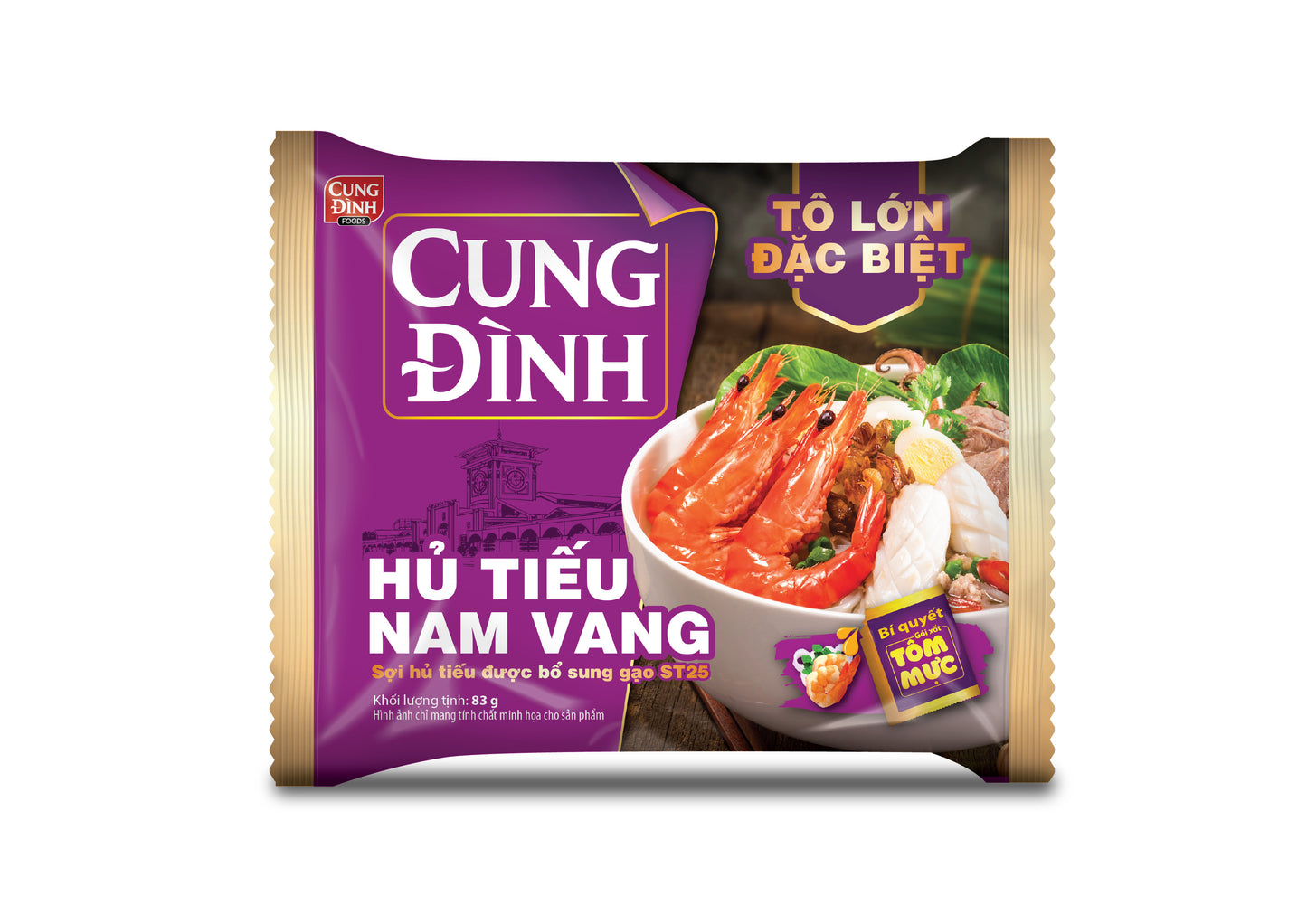 VN-PNN-048 Hủ Tiếu Nam Vang Cung Đình 83g