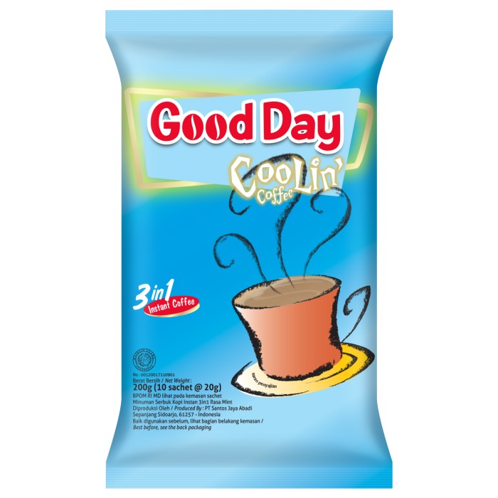 ID-CF-014 Kopi Good Day Coolin 20 Gr X 10 Sch