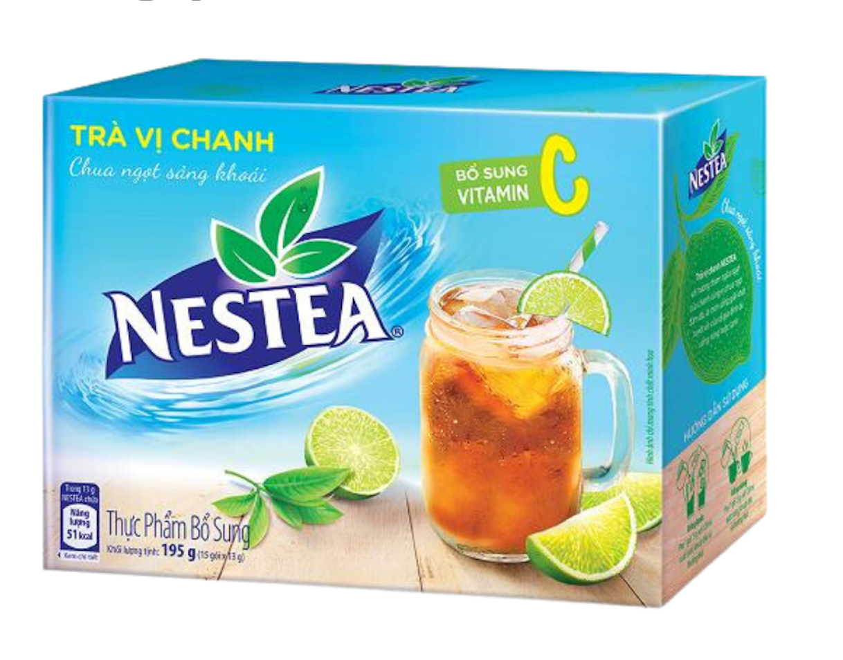 VN-TNI-003 Trà Nestea Vị Chanh Hộp 195G (15Gói x 13G)