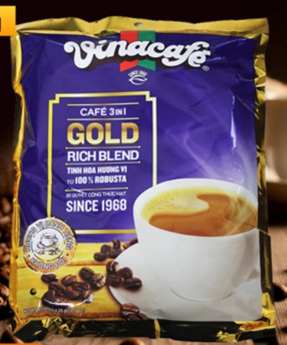 VN-CF-011 Cà Phê Hòa Tan 3 Trong 1 VINACAFE Gold Blue Rich Blend (20gói x 20g)