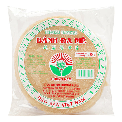 VN-CNBI-023 Bánh Đa Mè Trắng Hương Nam Gói 200g