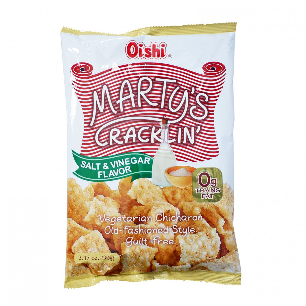 PH-SNF-032 Oishi Marty's Cracklin Salt And Vinegar 90g