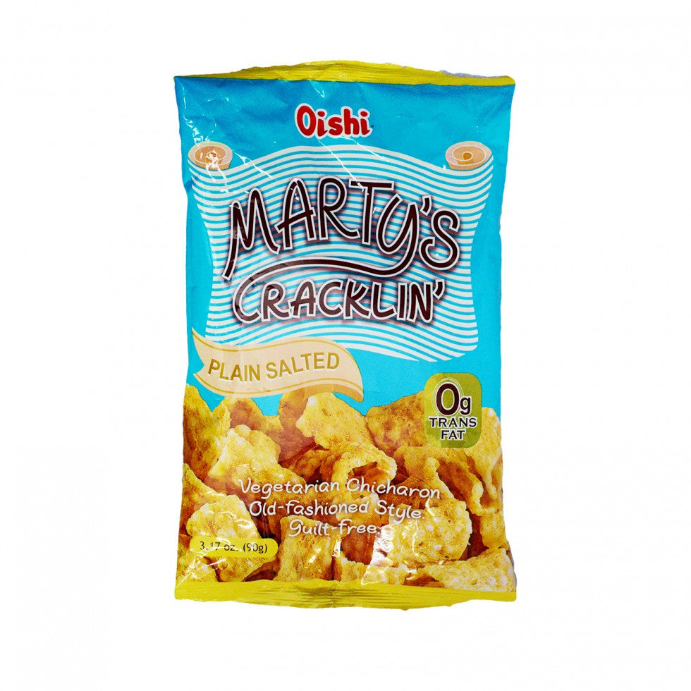 PH-SNF-033 Oishi Marty's Cracklin Plain Salted 90g