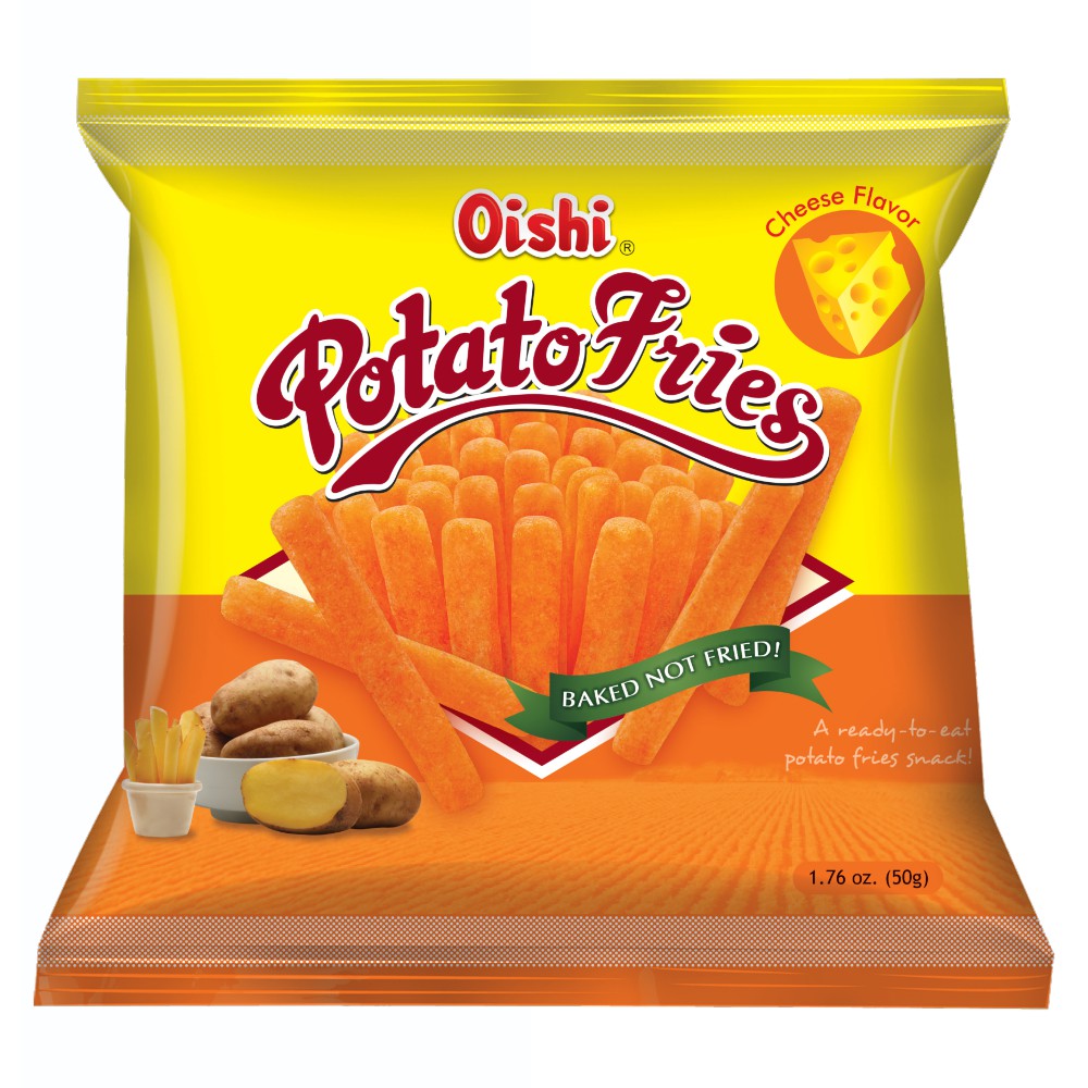 PH-SNF-025 Oishi Potato Fries Cheese 50g