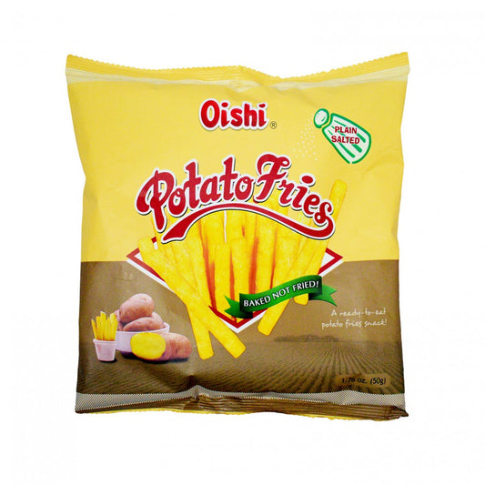 PH-SNF-026 Oishi Potato Fries Plain Salted 50g