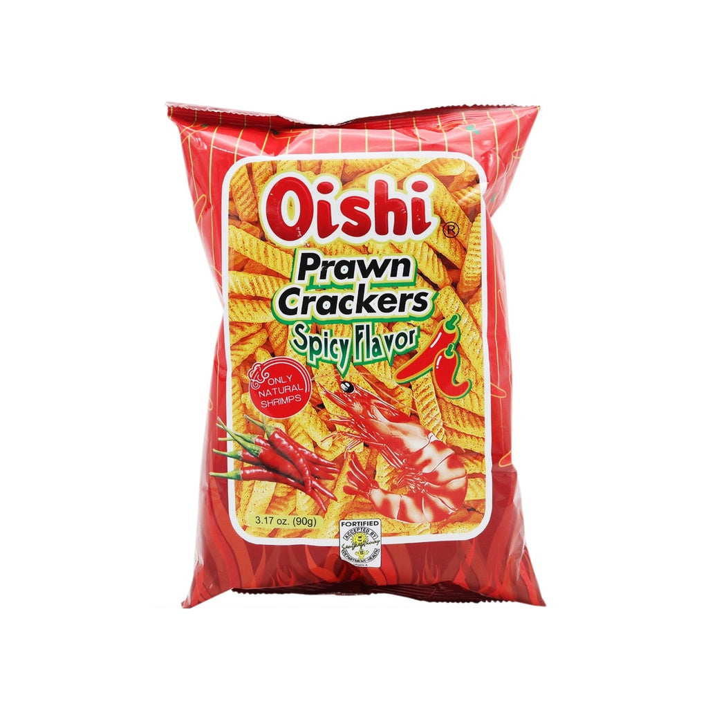 PH-SNF-028 Oishi Prawn Crackers Spicy 90g