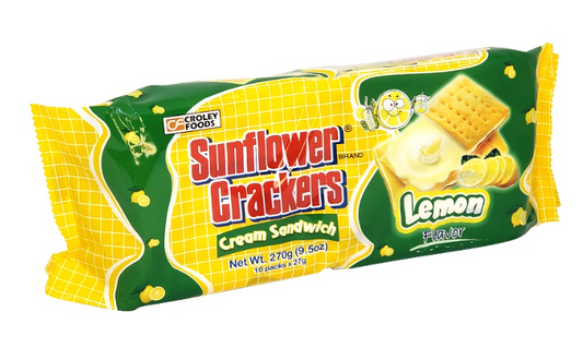 PH-SNF-009 Sunflower Crackers Lemon 270g