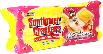 PH-SNF-007 Sunflower Crackers Strawberry 270g