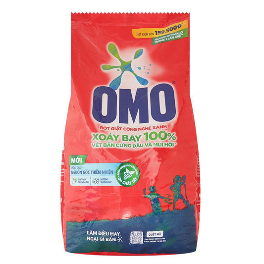 VN-LS-004 Bột giặt OMO đỏ hệ bọt thông minh gói 4,3 kg