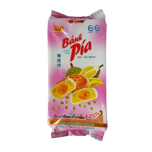 VN-BK-011 Bánh Pía Đậu Sầu Riêng 4 Sao Tân Huê Viên gói 540g