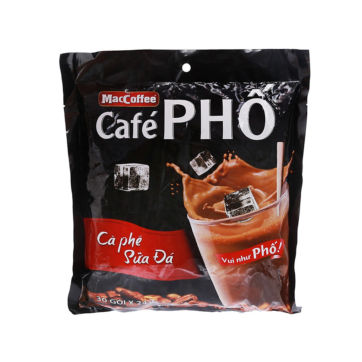 VN-CF-001 Cà phê sữa đá MacCoffee Café Phố 720g (30 gói x24g)