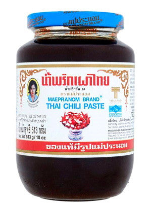 TH-CNS-045 น้ำพริกแม่ประนอม Thai chili paste, size 513 grams