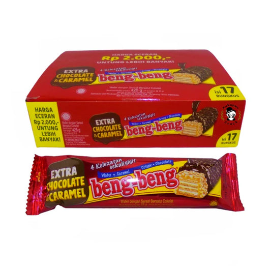 IN-CNCL-002 Beng Beng Chocolate Snack Bar Extra Caramel 425g