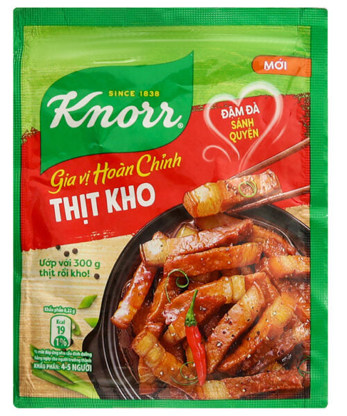 VN-CNS-028 Gia vị hoàn chỉnh thịt kho Knorr gói 28g