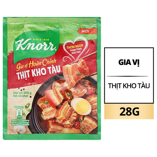 VN-CNS-029 Gia vị hoàn chỉnh thịt kho tàu Knorr gói 28g