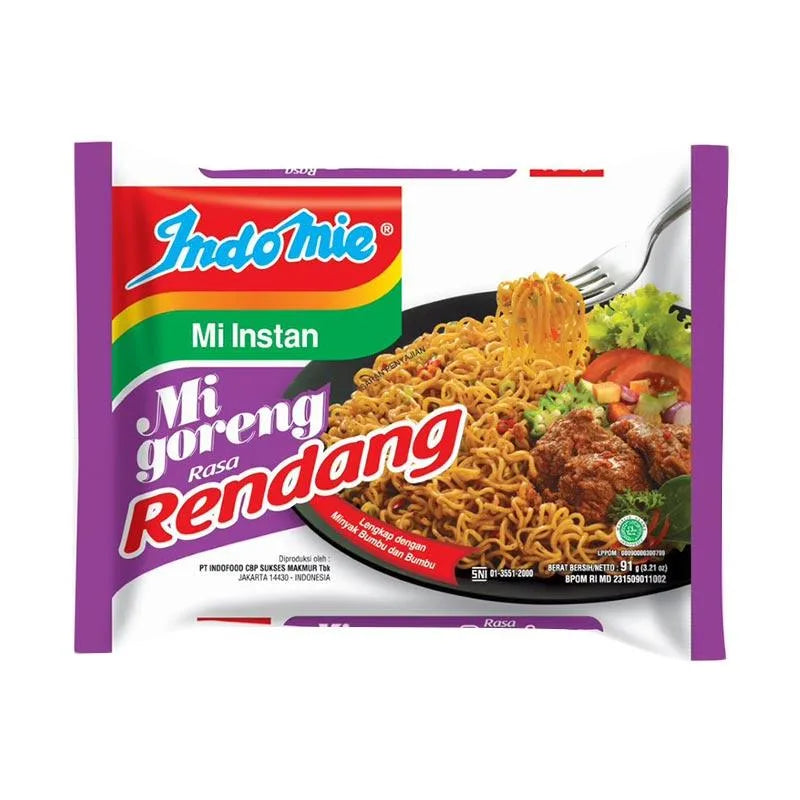 ID-PNN-004 Indomie Mi Goreng Rasa Rendang Spicy Beef Flavour 80g