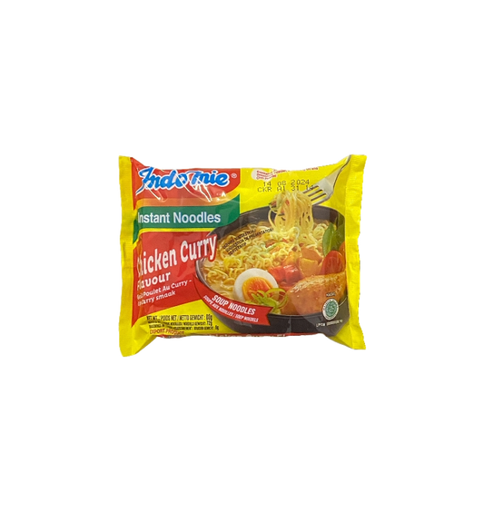 ID-PNN-008 Indomie Rasa Kari Ayam Mie Instan, Indomie Instant Noodle Chicken Curry Flavor 80g