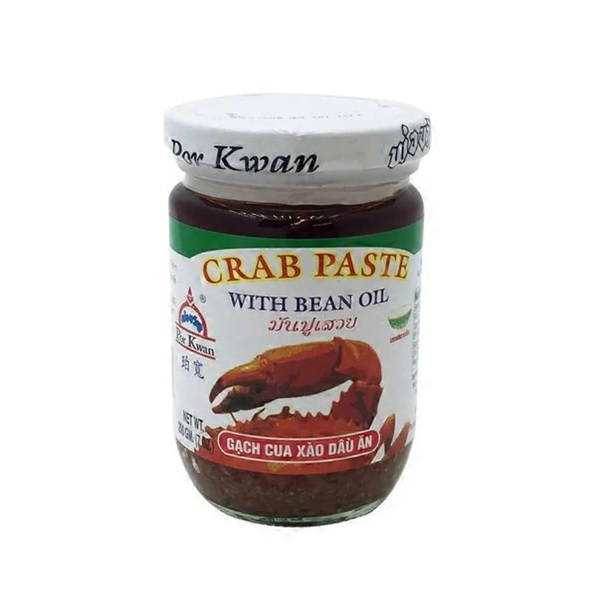 TH-CNS-041 ปอขวัญ Por Kwan Crab Paste With Bean Oil 200 g