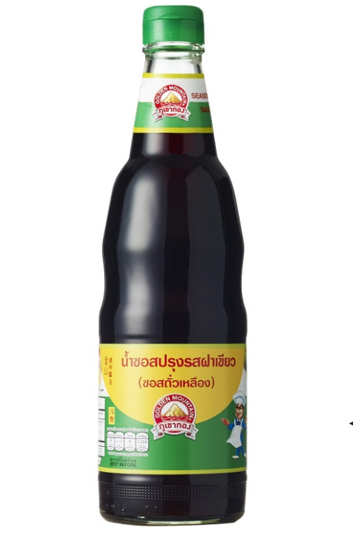 TH-CNS-035 ภูเขาทอง  Phu Khao Thong, green cap seasoning sauce, 600 ml.