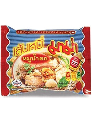 TH-PNN-004 มาม่า บะหมี่ Mama brand Namtok pork flavor, size 30x55 grams