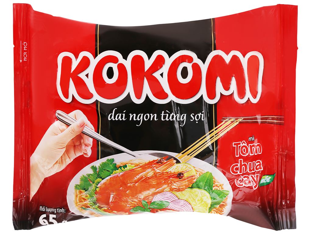 VN-PNN-050 Mì Kokomi tôm chua cay gói 65g