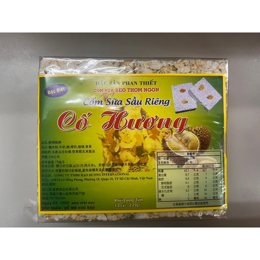 VN-SNF-005 Bánh Cốm Vị Sầu Riêng Hiệu Cố Hương 220g