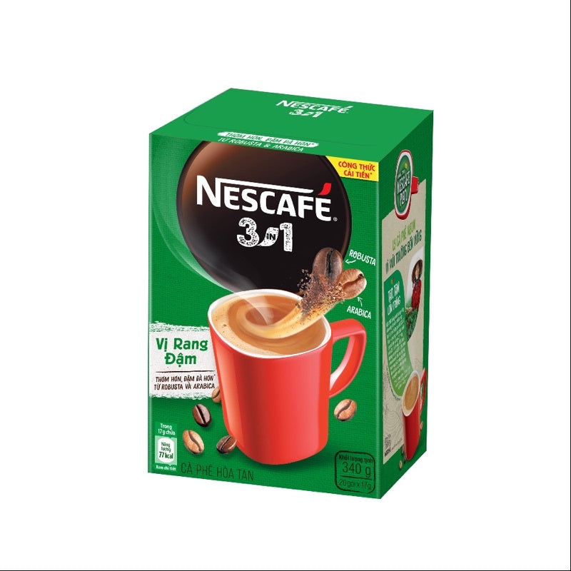 VN-CF-006 Cà phê hòa tan Nescafé 3in1 (20 gói x 17g)